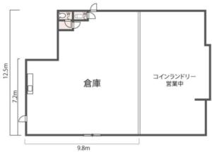 三郷市新和5-383　新和5丁目貸倉庫