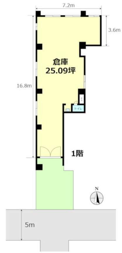 荒川区東日暮里6-56-4 荒川区東日暮里倉庫の画像