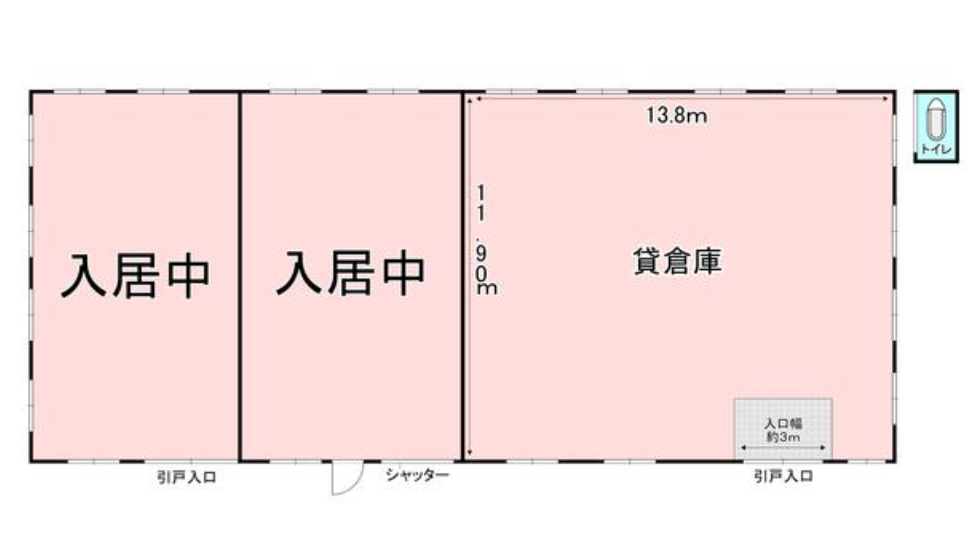 越谷市大字西新井129-2 西新井貸倉庫の画像