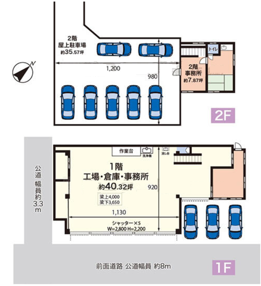 横浜市旭区中希望が丘15-5 中希望が丘貸工場・倉庫の画像