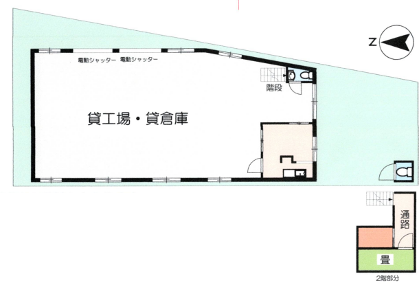 戸田市早瀬1-22-22 早瀬貸工場の画像