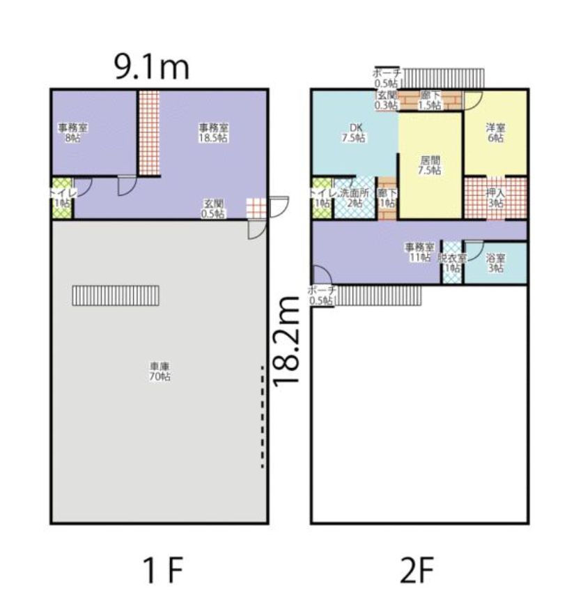 白井市神々廻1468-1 神々廻鉄骨倉庫