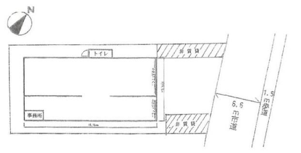 越谷市七左町8-137-2 新越谷貸倉庫の画像