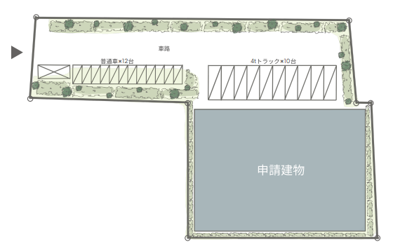 入間郡三芳町大字北永井310-1 鶴瀬物流倉庫の画像