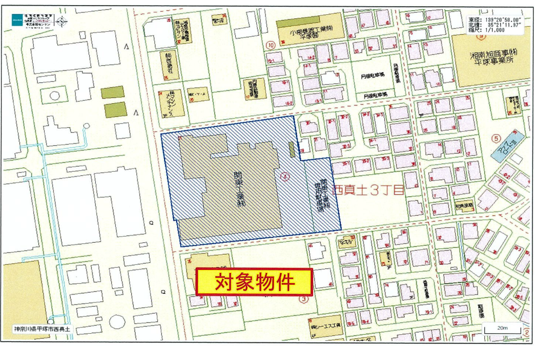 平塚市西真土3-4-21　建築条件付売地の画像