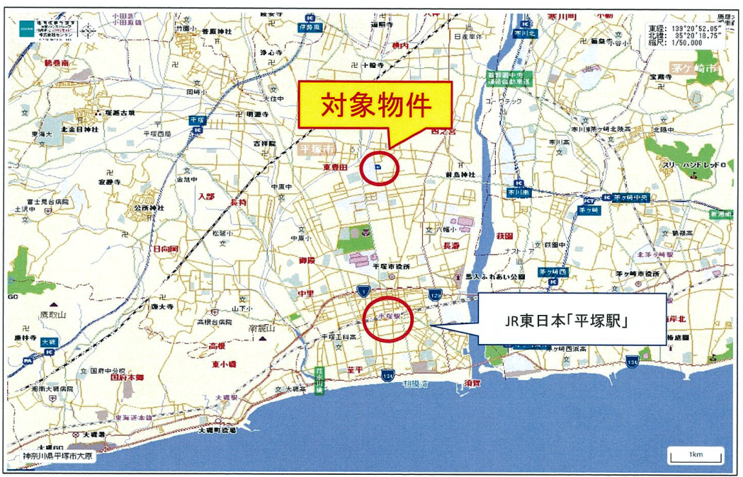 平塚市西真土3-4-21　建築条件付売地の画像