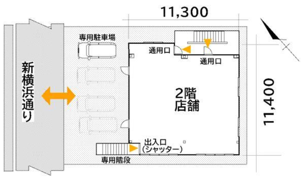 横浜市神奈川区片倉1-8-3 片倉町貸倉庫の画像