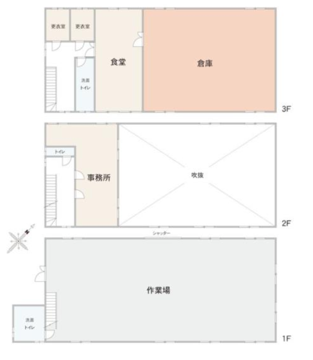川口市八幡木3-3-28 パシフィック八幡木工場の画像