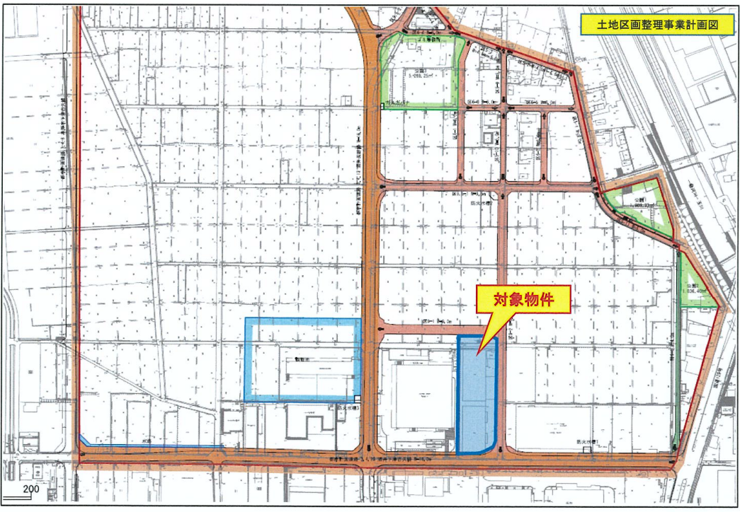 厚木市酒井土地区画整理事業地内14街区　建築条件付貸地の画像