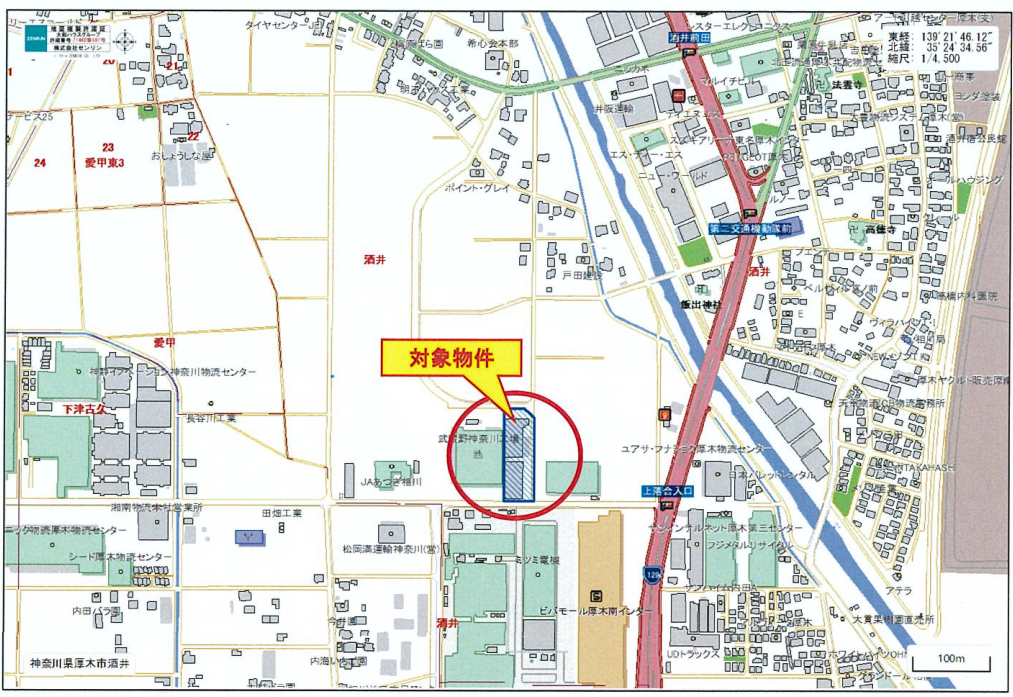 厚木市酒井土地区画整理事業地内14街区　建築条件付貸地の画像