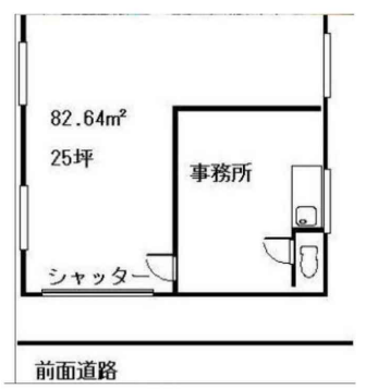 川口市上青木2-14-14 鳩ヶ谷貸倉庫の画像