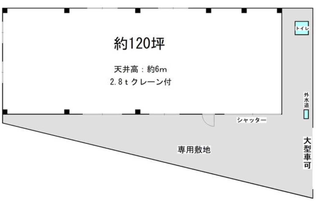大網白里市柳橋445-3 大網白里市柳橋貸倉庫の画像