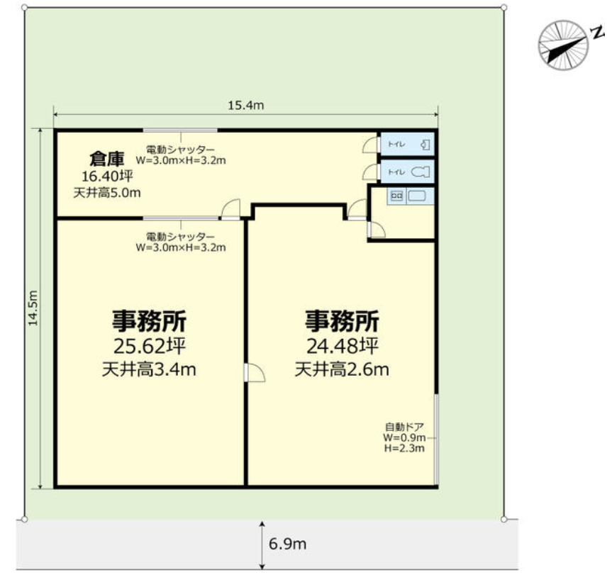 北足立郡伊奈町大字小室4403-1 伊奈町貸事務所の画像