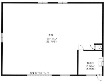 加須市花崎1-22-8 川島倉庫２号棟の画像