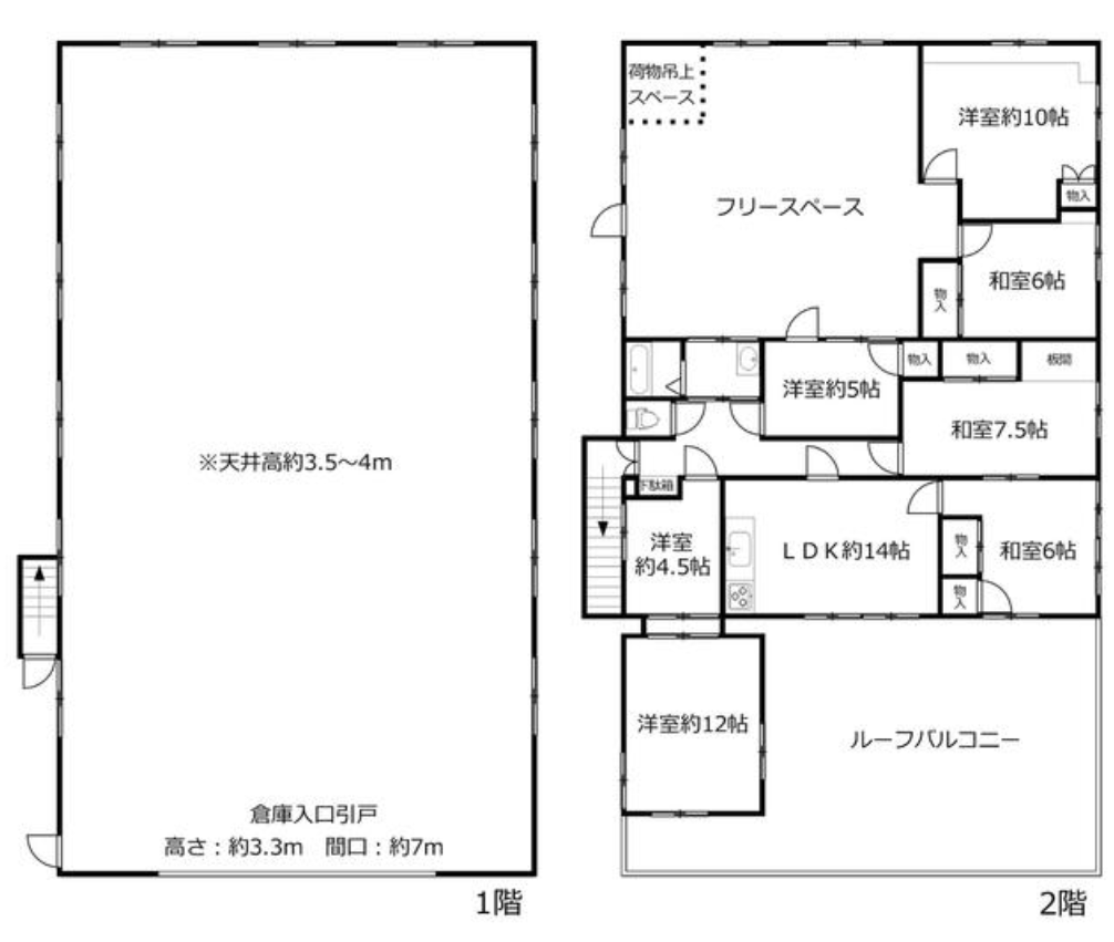 足立区入谷3-5-12 入谷３丁目居宅付倉庫の画像