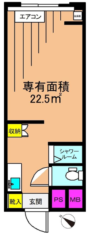 大田区山王2-1-8 山王アーバンライフ１０２１号室の画像