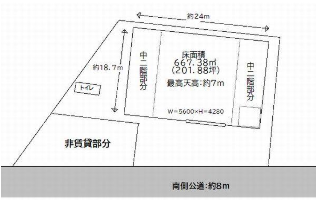 旭市ニ5611-1 旭貸倉庫の画像