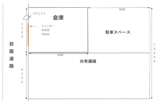 所沢市大字亀ケ谷73 東所沢貸倉庫の画像