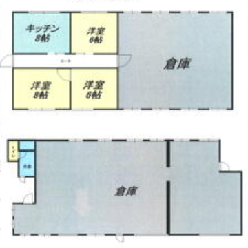 吉川市大字土場120-3 吉川市土間倉庫の画像