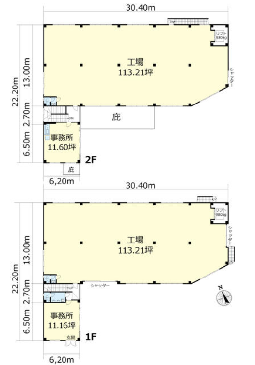 八潮市大字木曽根678-1 八潮市木曽根工場の画像