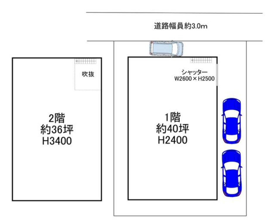 川越市大字上老袋192-4 南古谷貸倉庫の画像