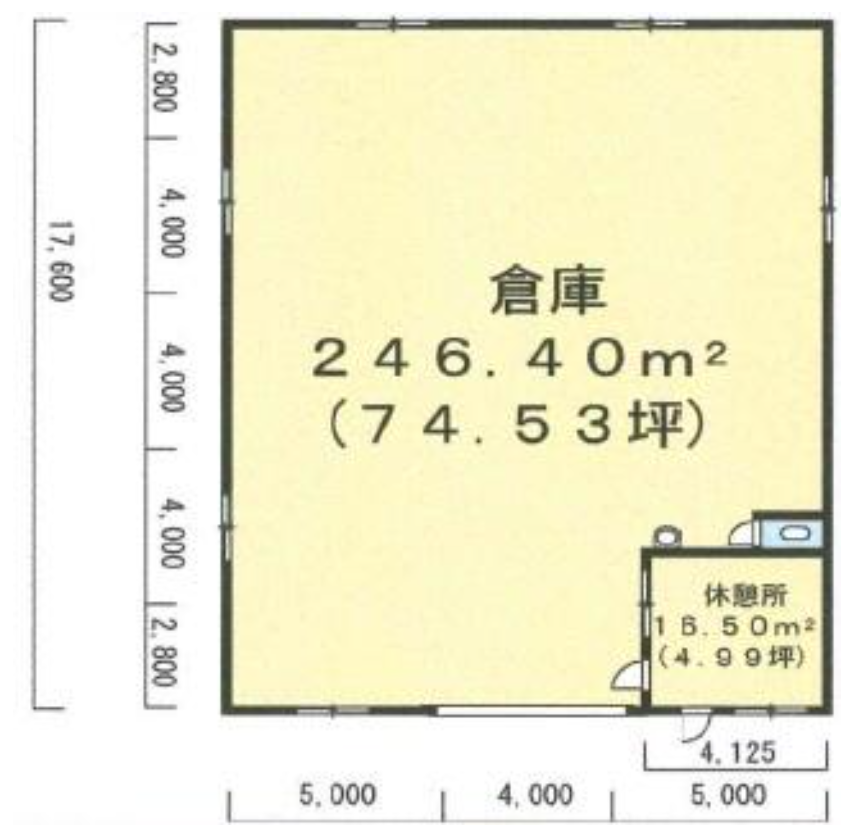 白岡市西2-13-5 西２丁目Ｂ倉庫の画像