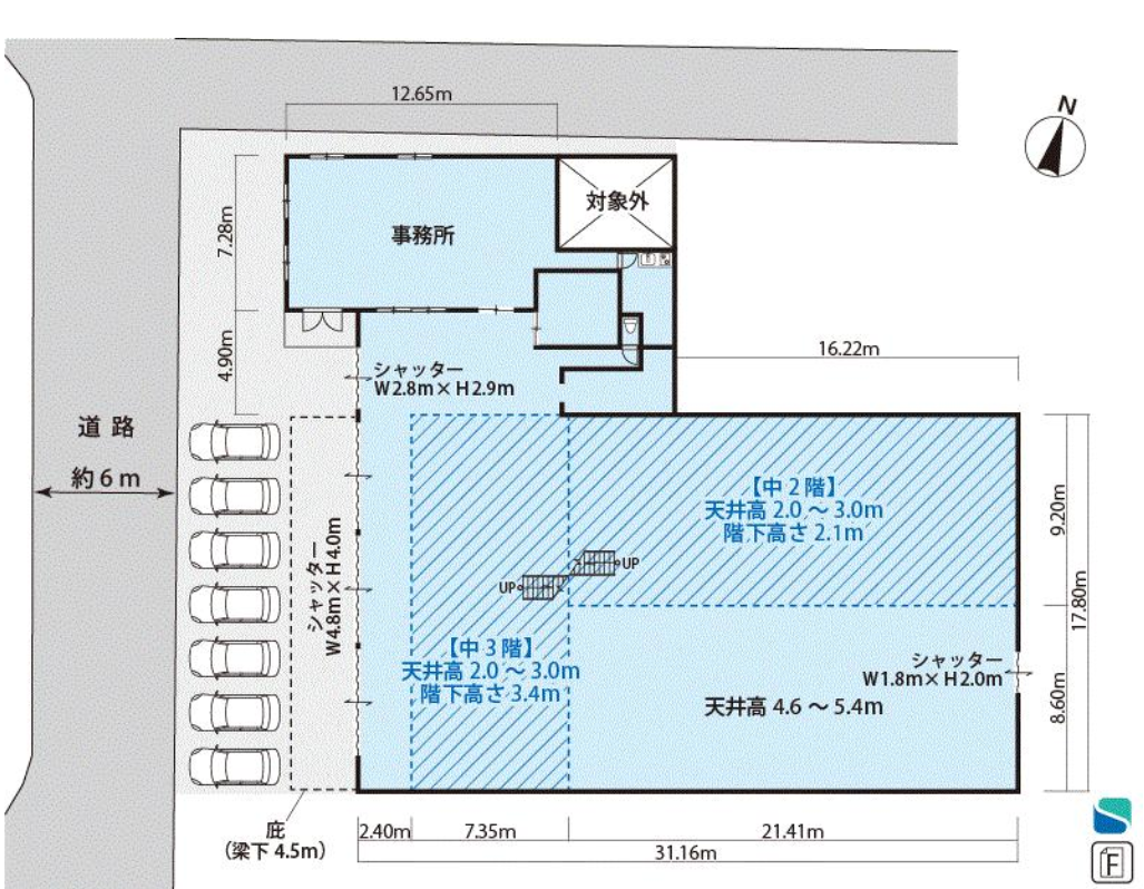 松戸市紙敷3-28-1 東松戸貸倉庫の画像