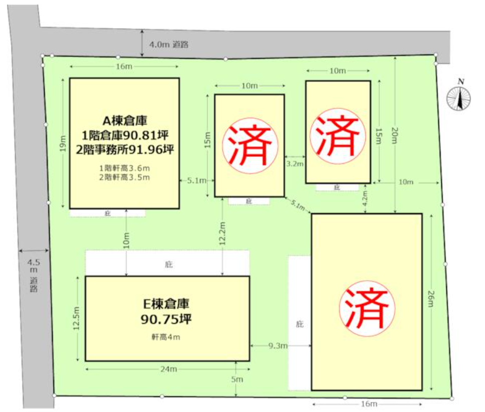 西多摩郡瑞穂町大字二本木551-1 金子貸倉庫の画像