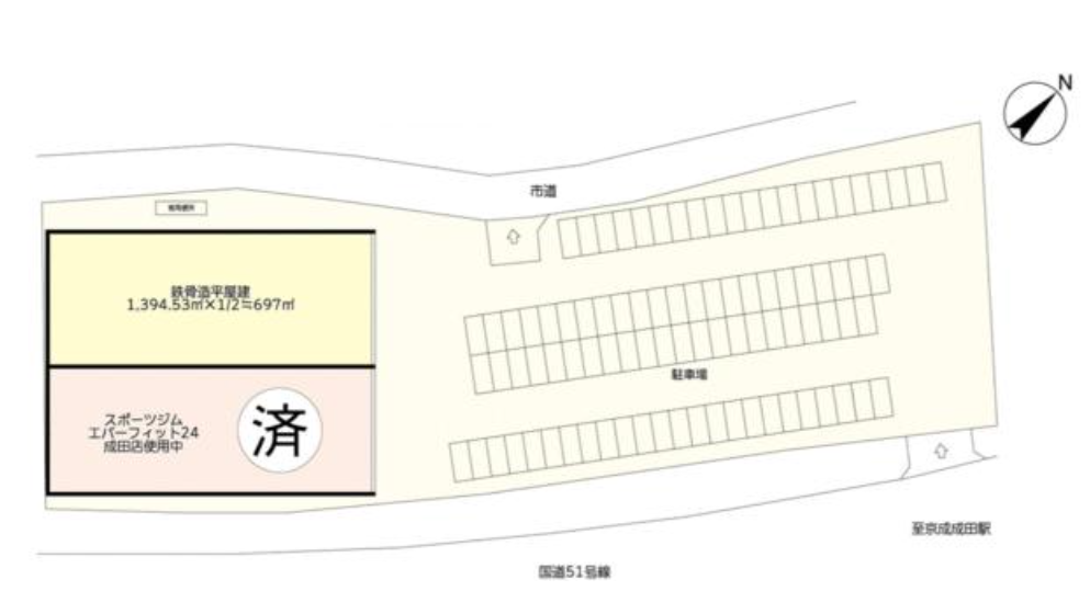 成田市並木町14-8 公津の杜貸倉庫