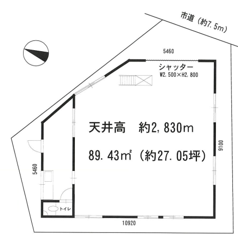 川口市大字安行吉岡1523 安行吉岡貸倉庫の画像