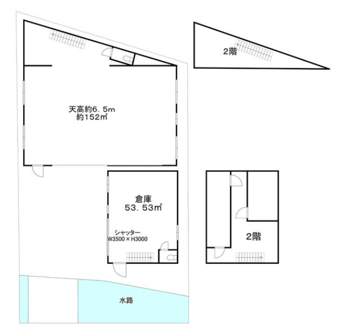 川越市大字笠幡1412-2 笠幡倉庫事務所の画像