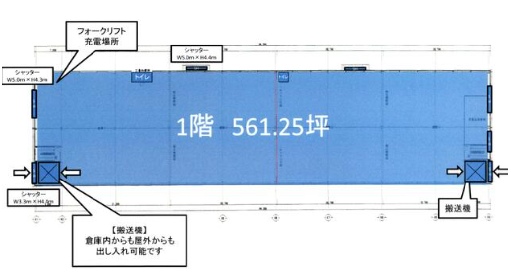 川越市大字笠幡 笠幡貸倉庫の画像