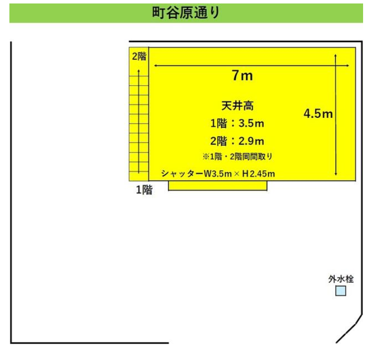 町田市南町田1-12-1 南町田貸倉庫の画像