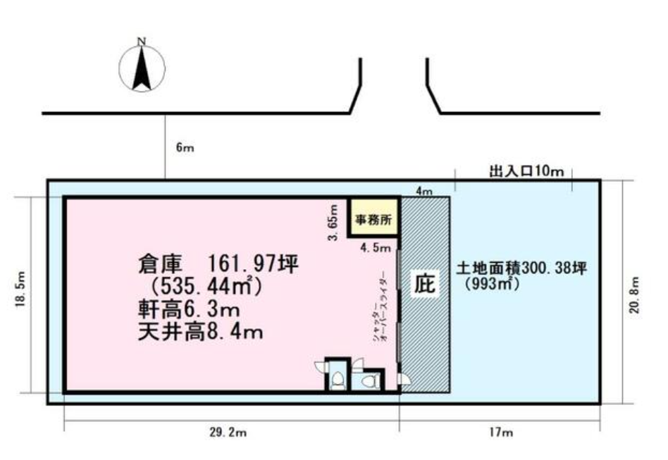 春日部市豊野町1-22-4 春日部１６１倉庫の画像