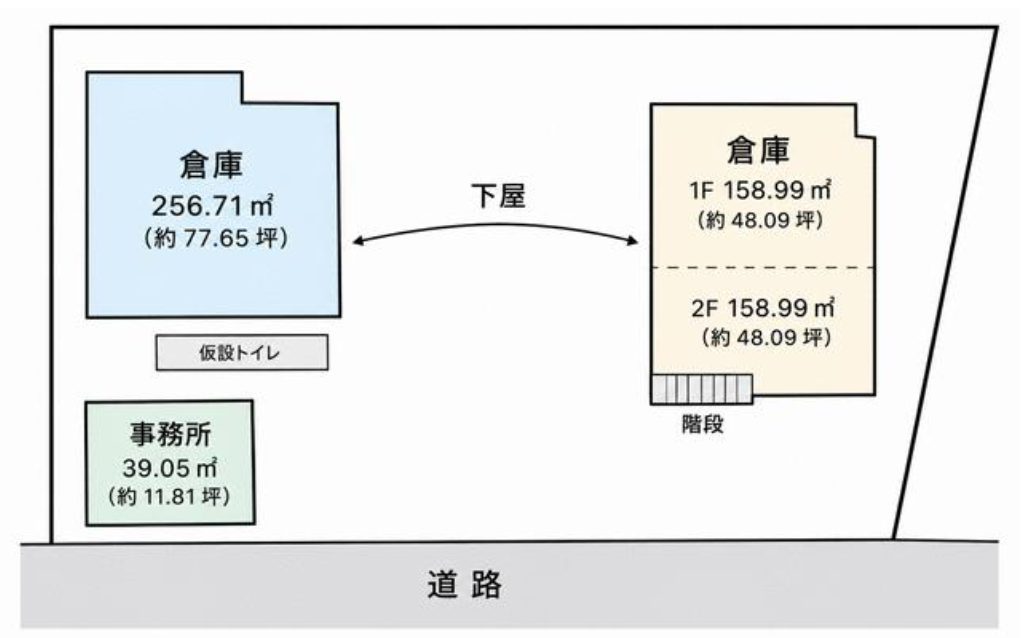 入間郡越生町大字上野 越生町倉庫の画像