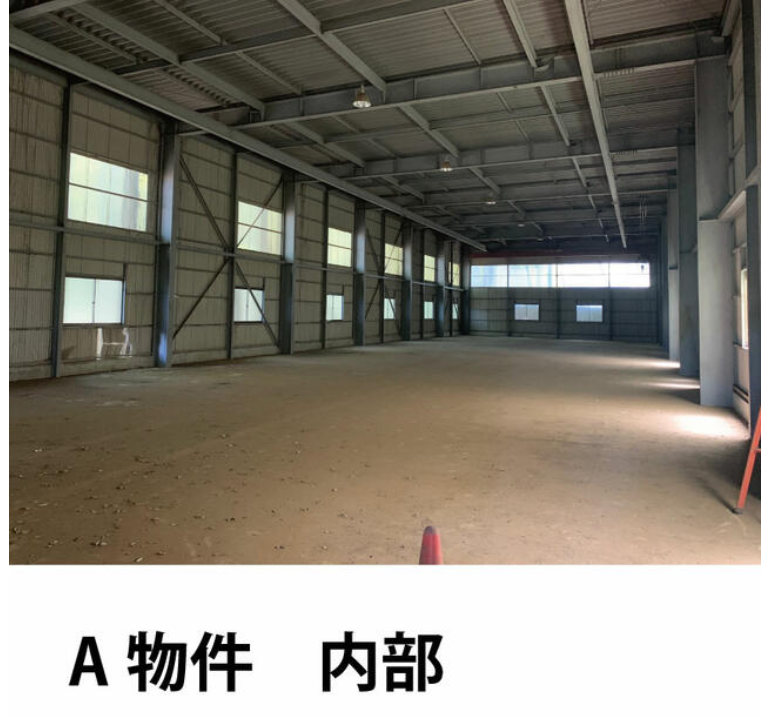 柏市藤心950-1 重量鉄骨１８０坪倉庫Ａ棟・Ｂ棟