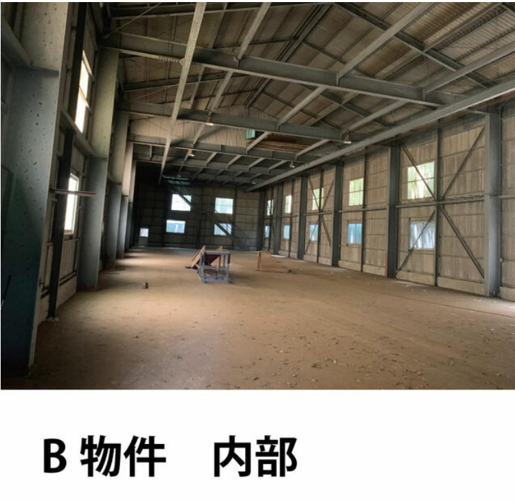 柏市藤心950-1 重量鉄骨１８０坪倉庫Ａ棟・Ｂ棟