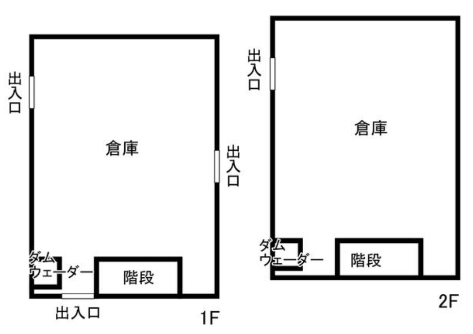 所沢市東新井町 貸倉庫 93坪の画像
