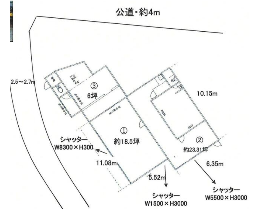 日高市大字高萩 貸倉庫 48坪の画像